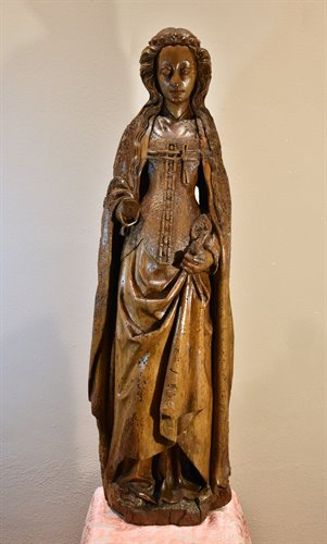 Scultura lignea Santa Caterina d’Alessandria