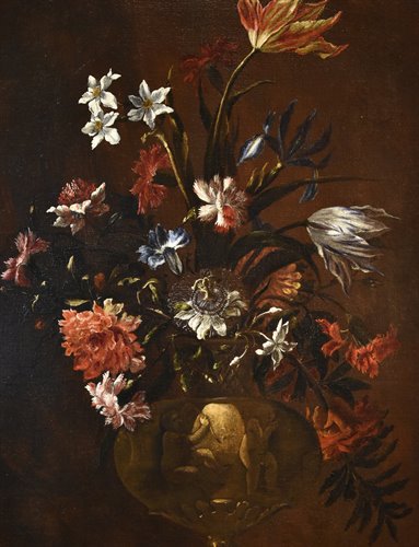 Natura morta con vaso di fiori