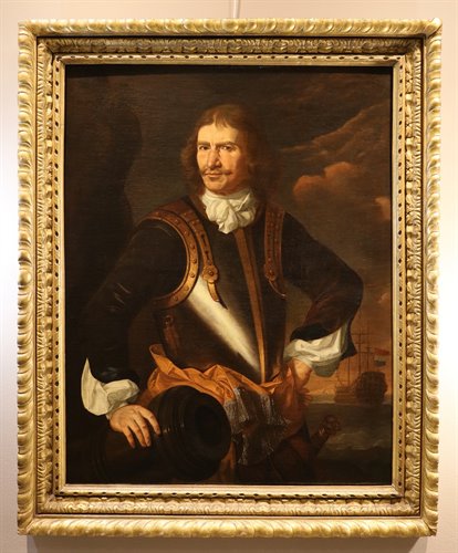 Ritratto di ammiraglio della marina inglese