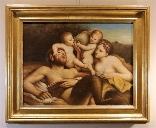 Fauno, Ninfa e due putti