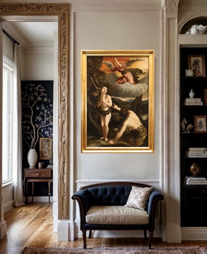 La cacciata di Adamo ed Eva dal giardino dell’Eden