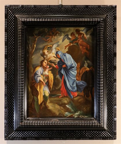 Sacra Famiglia con angeli (Probabile bozzetto preparatorio)