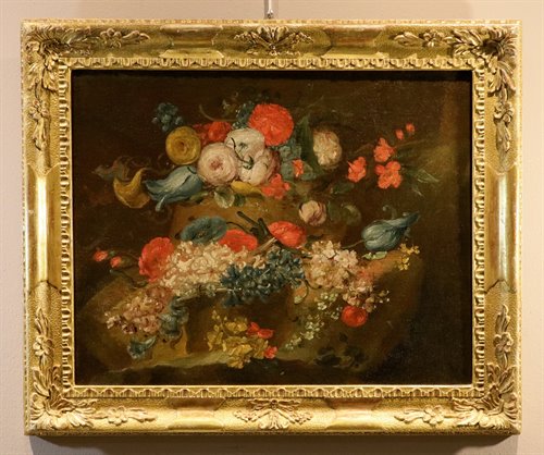 Coppia di nature morte di fiori
