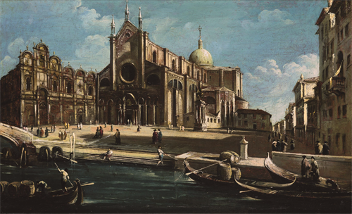 Campo Santi Giovanni e Paolo, e la Scuola di San Marco a Venezia