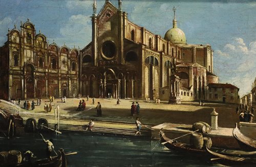 Campo Santi Giovanni e Paolo, e la Scuola di San Marco a Venezia