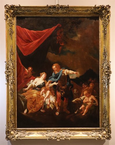 Venere tenta di trattenere Adone dalla caccia