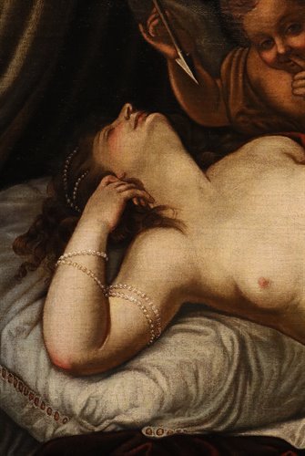 Venere dormiente con Cupido