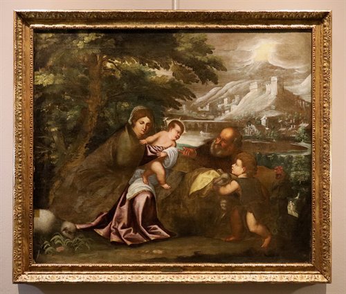 La Sacra Famiglia con San Giovannino