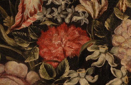Composizione di fiori in un vaso rinascimentale