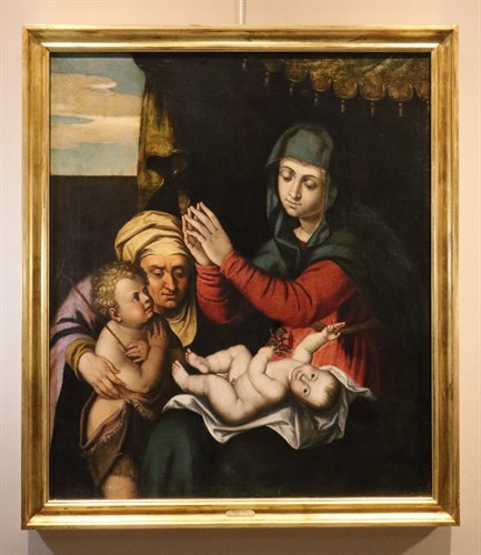 Madonna col Bambino, San Giovannino e Santa Elisabetta