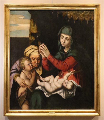 Madonna col Bambino, San Giovannino e Santa Elisabetta